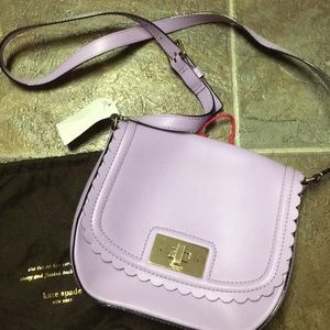 Lavender Kate Spade shoulder bag